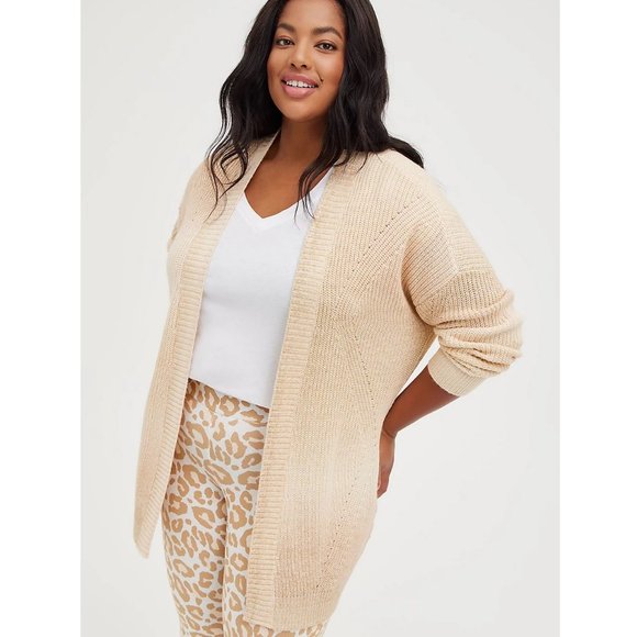 Knitted Cardigan Plus Size Cardigan Sweater NEW Torrid Chunky